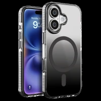 GRIPP Dusk TPU & Polycarbonate Back Cover for Apple iPhone 16 (MagSafe Compatible, Black)