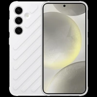 SAMSUNG Shield Back Cover for SAMSUNG Galaxy S24 (Durable and Modern, Light Gray)