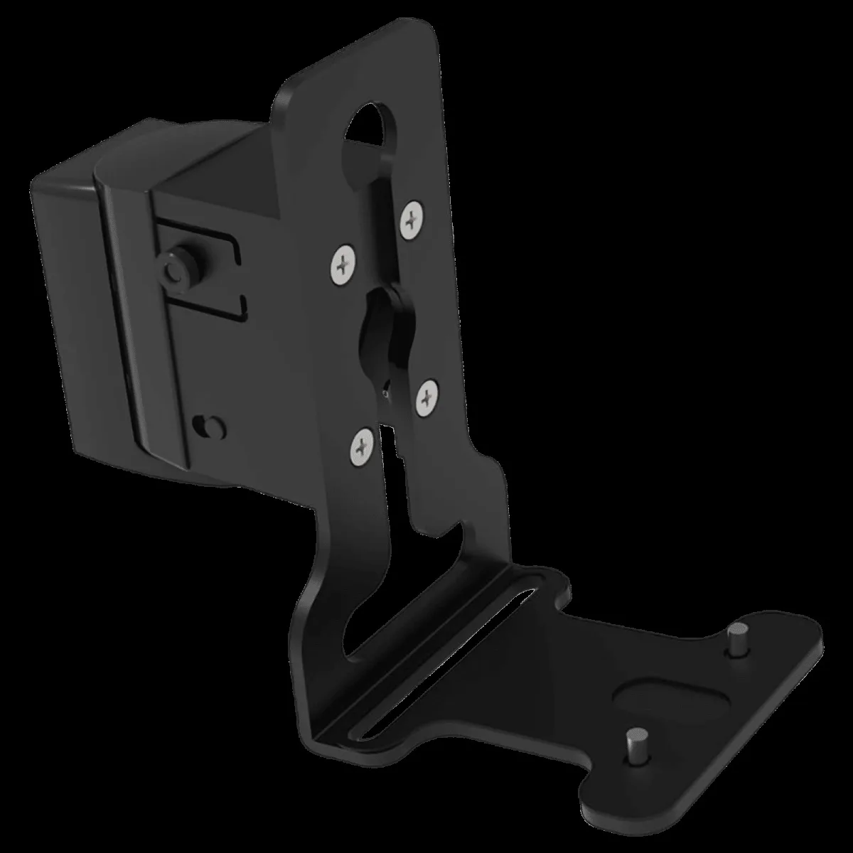 FLEXSON Wall Mount (Unique Tilting Mechanism, FLXERA300WMBLK, Black)