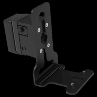 FLEXSON Wall Mount (Unique Tilting Mechanism, FLXERA300WMBLK, Black)