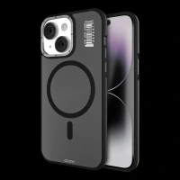 GRIPP Raigor Hard & Soft Polycarbonate & Thermoplastic Elastomer Back Cover for Apple iPhone 15 (MagSafe Compatible, Black)