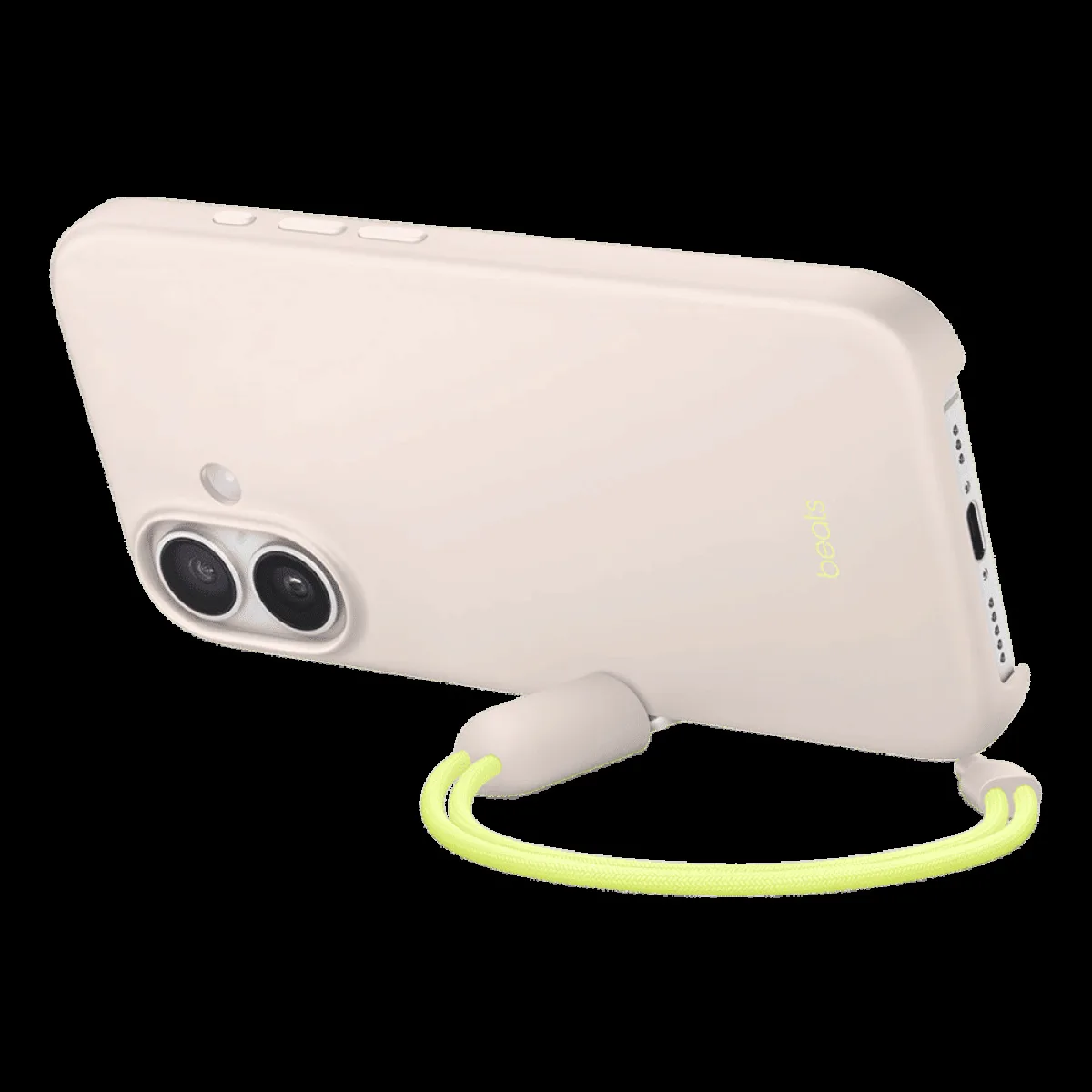 beats Polycarbonate & Plastic Hard Back Cover for Apple iPhone 17 (MagSafe Charging Compatible, Lime Stone)