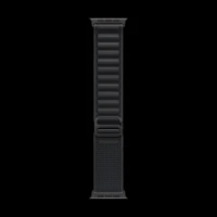 Apple Polyester, Spandex & Black Titanium Alpine Loop for Apple (44mm / 45mm / 46mm / 49mm, Large) (High-Strength Yarns, Black)