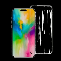 Muvtech Full Glass Tempered Glass for Apple iPhone 16 Pro (5X Stronger Protection)