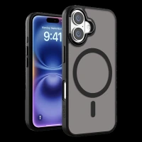 GRIPP Bolt Xtreme Hard & Soft TPU Back Cover for Apple iPhone 16 (MagSafe Compatible, Black)