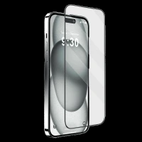 GRIPP Privacy Matte Tempered Glass for Apple iPhone 15 Plus (9H Hardness Scratch Resistant)