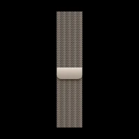 Apple Stainless Steel Milanese Loop for Apple (38mm / 40mm / 41mm / 42mm) (Physical Vapour Deposition Layer, Natural)