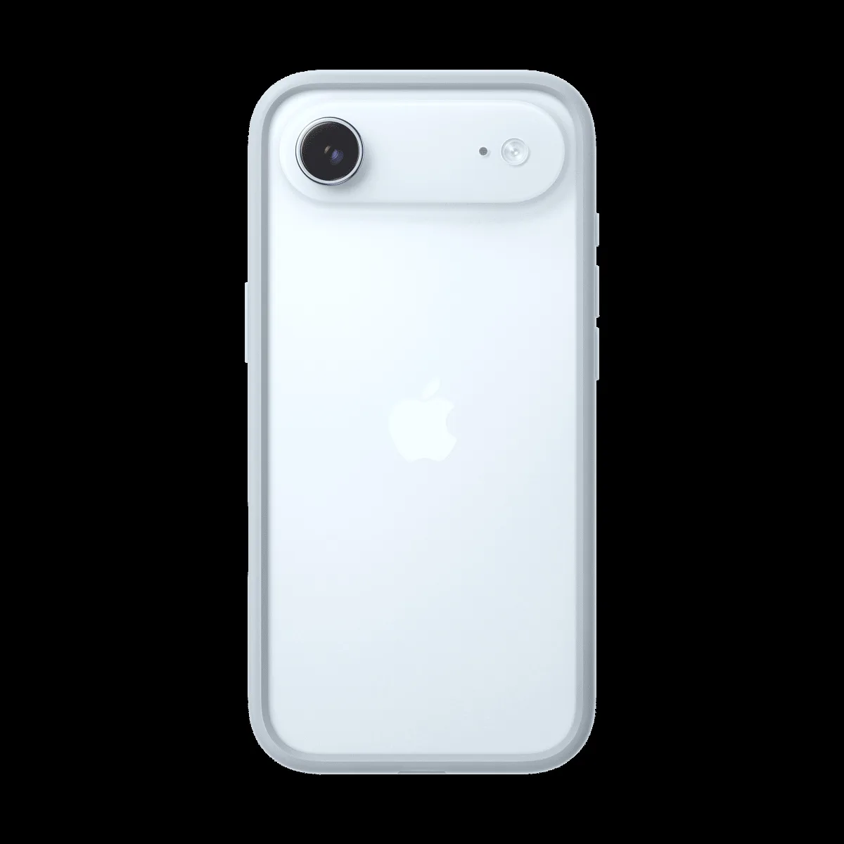 Apple Bumper Polycarbonate Back Cover for iPhone Air (Lightweight, Light Blue)