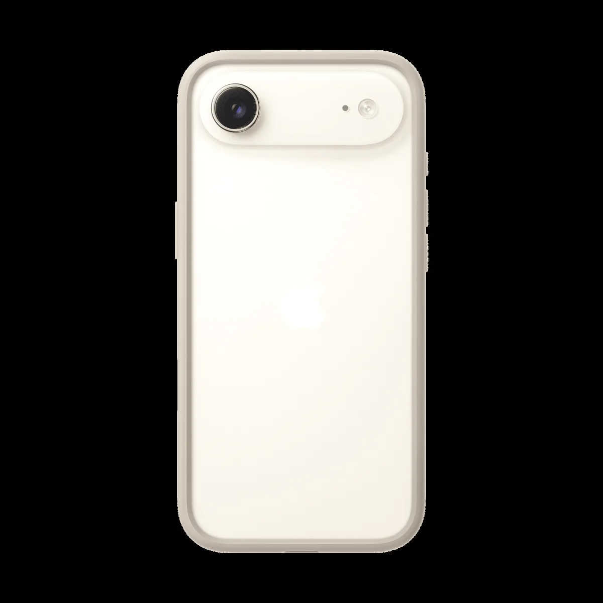 Apple Bumper Polycarbonate Back Cover for iPhone Air (Lightweight, Tan)