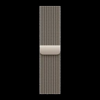 Apple Stainless Steel Magnetic Milanese Loop for Apple Watch (38mm / 40mm / 41mm / 42mm) (Physical Vapour Deposition Layer, Natural)