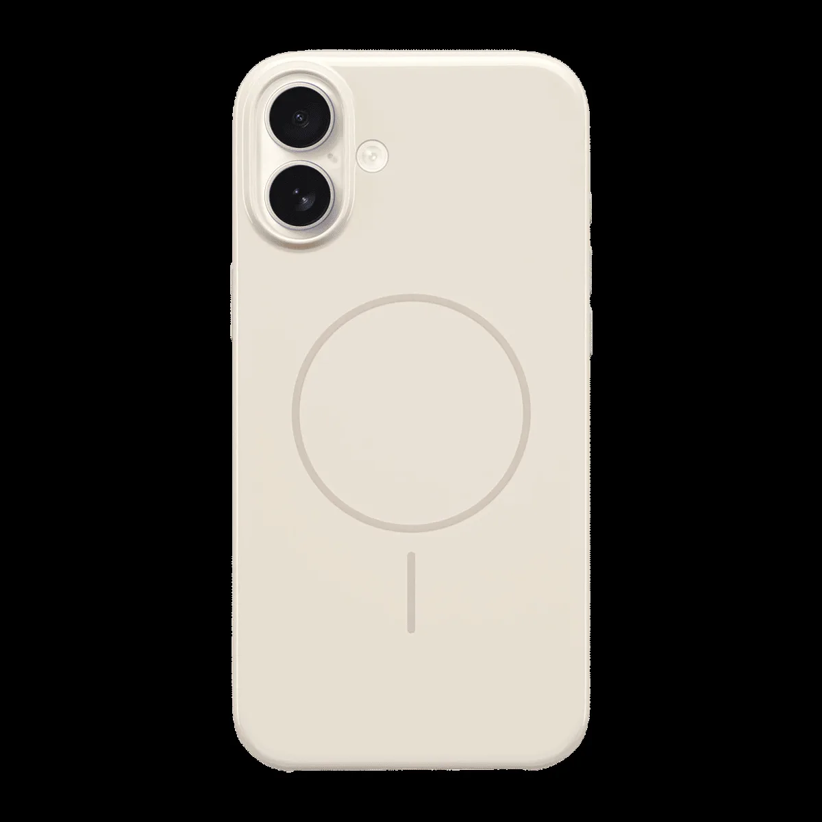 Apple Beats Hard TPU & Polycarbonate Back Cover for Apple iPhone 16 Plus (MagSafe Compatible, Summit Stone)
