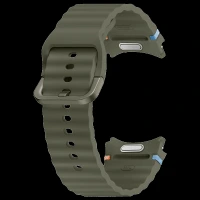 SAMSUNG ET-SNL31LKEGIN HNBR Sport Band for SAMSUNG Galaxy Watch7, Watch4, Watch4 Classic, Watch5, Watch 5 Pro, Watch6 & Watch6 Classic (M/L) (Breathable Design, Green)