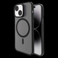GRIPP Bolt Hard TPU Back Cover for Apple iPhone 15 (MagSafe Compatible, Black)