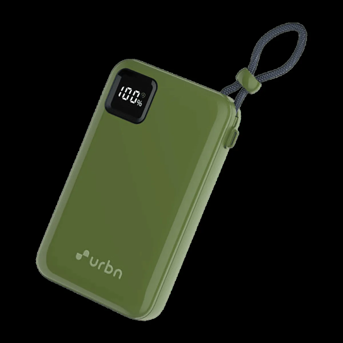 urbn Ultra Link 20000 mAh 22.5W Fast Charging Power Bank (1 Type A & 2 Type C Ports, Smart LED Display, Camo)