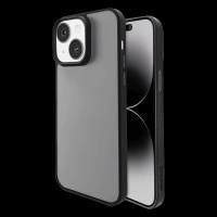 GRIPP Bolt Hard TPU Back Cover for Apple iPhone 15 Plus (Matte & Frosted Surface, Black)