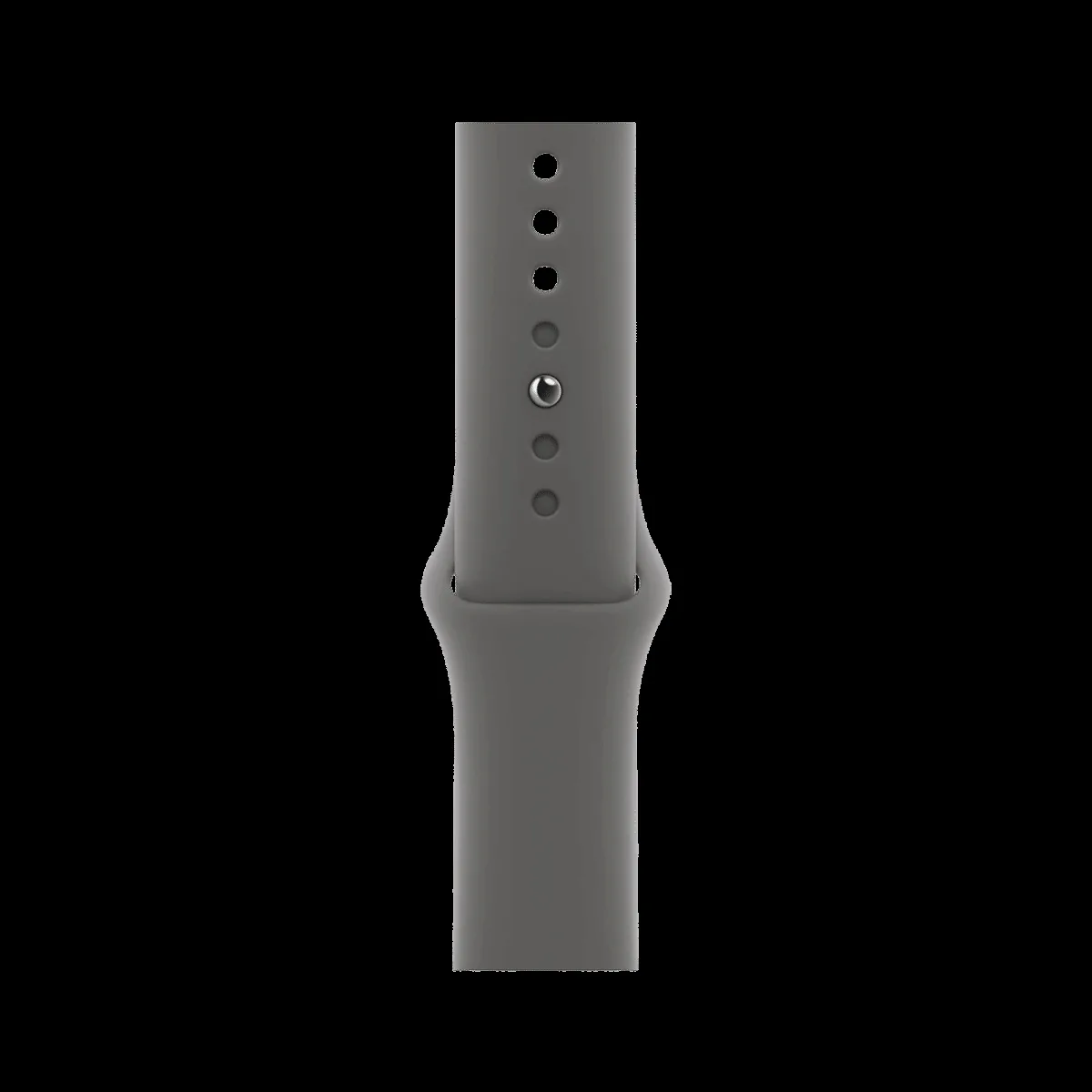 Apple Fluoroelastomer Sport Band for Apple Watch (44mm / 45mm / 46mm / 49mm, M/L) (Durable & Strong, Stone Grey)