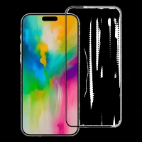 Muvtech Full Glass Tempered Glass for Apple iPhone 16 Pro Max (5X Stronger Protection)