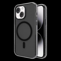 GRIPP Combat TPU & Polycarbonate Back Cover for Apple iPhone 15 Plus (MagSafe Compatible, Smoke)