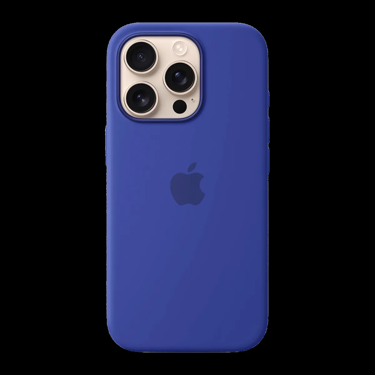 Apple Soft Silicone Back Cover for Apple iPhone 16 Pro (MagSafe Charging Support, Ultramarine)