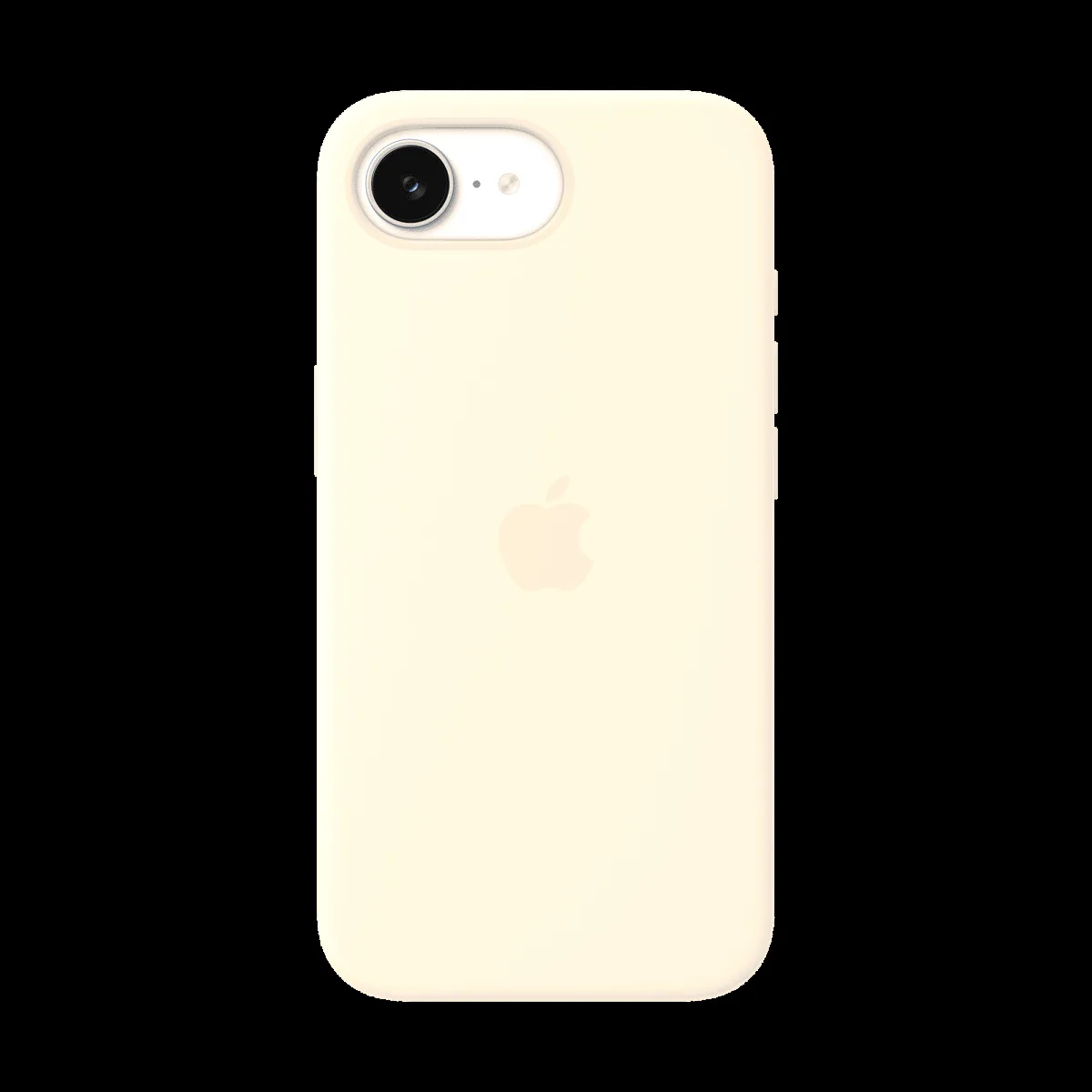 Apple Soft Silicone Back Cover for Apple iPhone 17e (MagSafe Compatible, Vanilla)