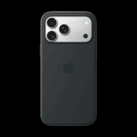 Apple Soft Silicone Back Cover for Apple iPhone 17 Pro Max (MagSafe Compatible, Black)