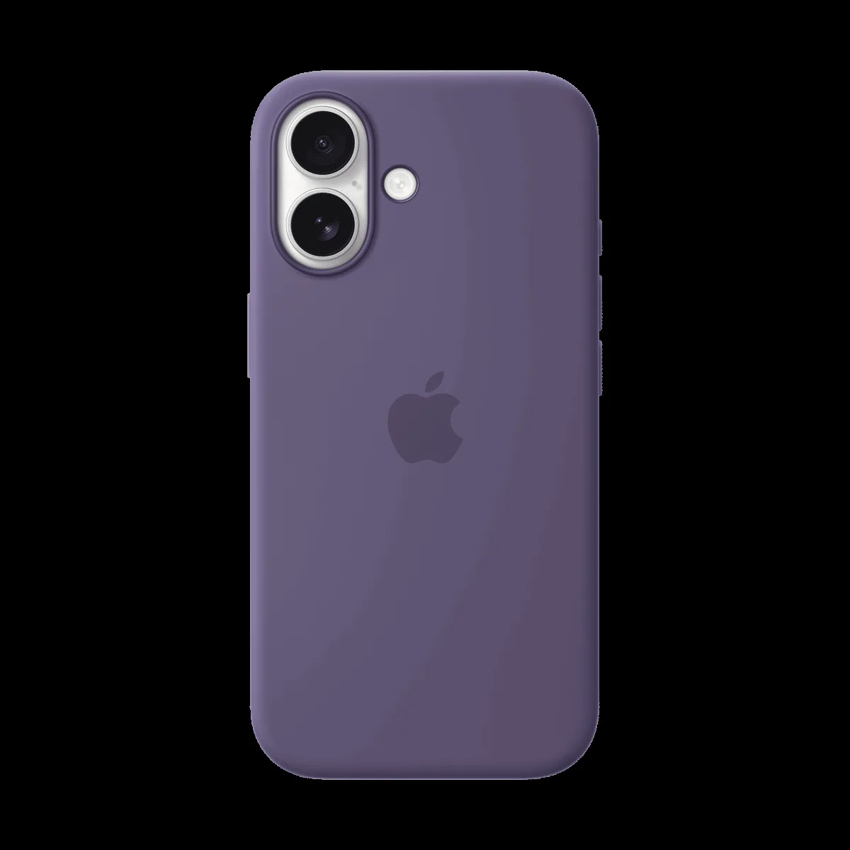 Apple Soft Silicone Back Cover for Apple iPhone 17 (MagSafe Compatible, Purple Fog)