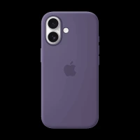 Apple Soft Silicone Back Cover for Apple iPhone 17 (MagSafe Compatible, Purple Fog)