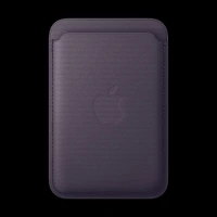 Apple FineWoven Wallet for Apple iPhone Air, 17 Pro, 17 Pro Max, 17, 16 Pro, 16 Pro Max, 16, 16 Plus, 15 Pro, 15 Pro Max, 15, 15 Plus, 14 Pro, 14 Pro Max, 14, 14 Plus, 13 Pro, 13 Pro Max, 13 mini, 13, 12 Pro, 12 Pro Max (Built-in Magnets, Midnight Purple)