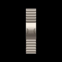 Apple Stainless Steel Link Bracelet for Apple (38mm / 40mm / 41mm / 42mm) (Simple Release Button, Natural)