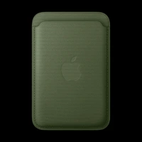 Apple FineWoven Wallet for Apple iPhone Air, 17 Pro, 17 Pro Max, 17, 16 Pro, 16 Pro Max, 16, 16 Plus, 15 Pro, 15 Pro Max, 15, 15 Plus, 14 Pro, 14 Pro Max, 14, 14 Plus, 13 Pro, 13 Pro Max, 13 mini, 13, 12 Pro, 12 Pro Max (Built-in Magnets, Moss)