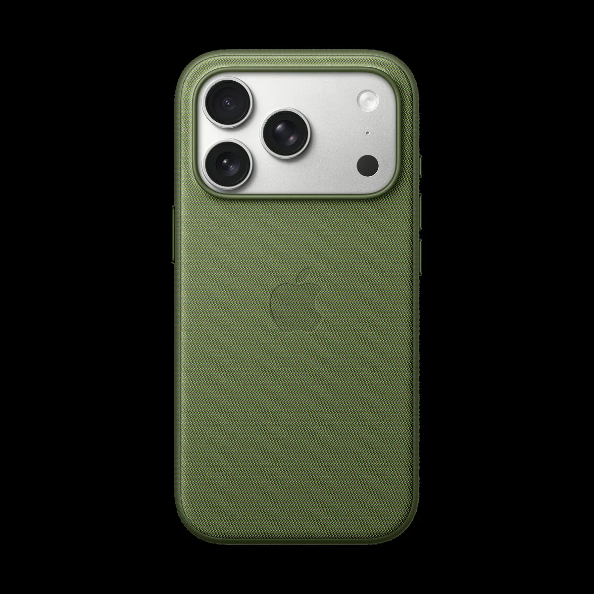 Apple TechWoven TPU & Recycled Polyester Back Cover for Apple iPhone 17 Pro (MagSafe Compatible, Green)