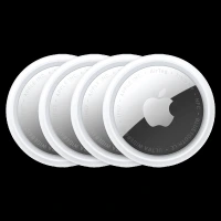 Apple AirTag 2nd Generation for iOS (NFC Tap For Lost Mode, Pack of 4, White)