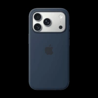 Apple Soft Silicone Back Cover for Apple iPhone 17 Pro (MagSafe Compatible, Midnight)