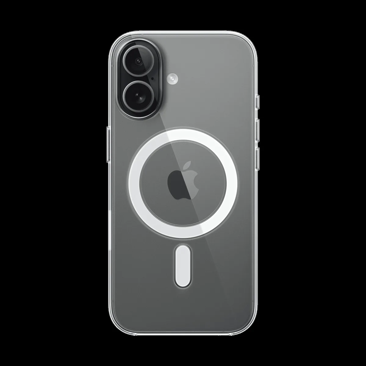 Apple Polycarbonate Back Cover for Apple iPhone 17 (MagSafe Charging Support, Clear)
