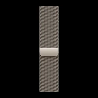 Apple Stainless Steel Magnetic Milanese Loop for Apple Watch (44mm / 45mm / 46mm / 49mm, M/L) (Physical Vapour Deposition Layer, Natural)