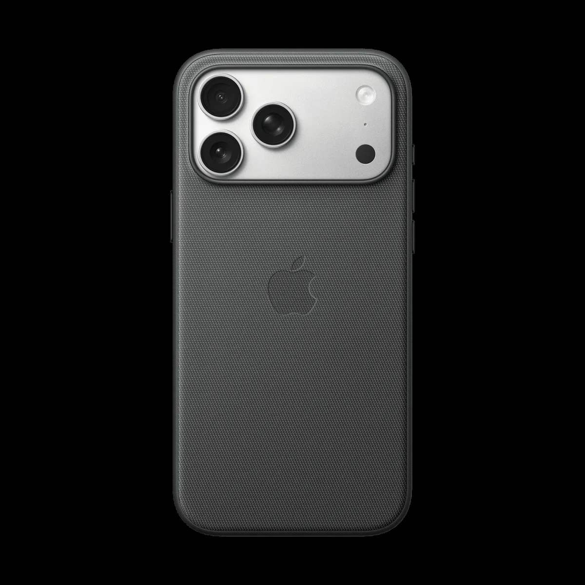 Apple TechWoven TPU & Recycled Polyester Back Cover for Apple iPhone 17 Pro Max (MagSafe Compatible, Black)