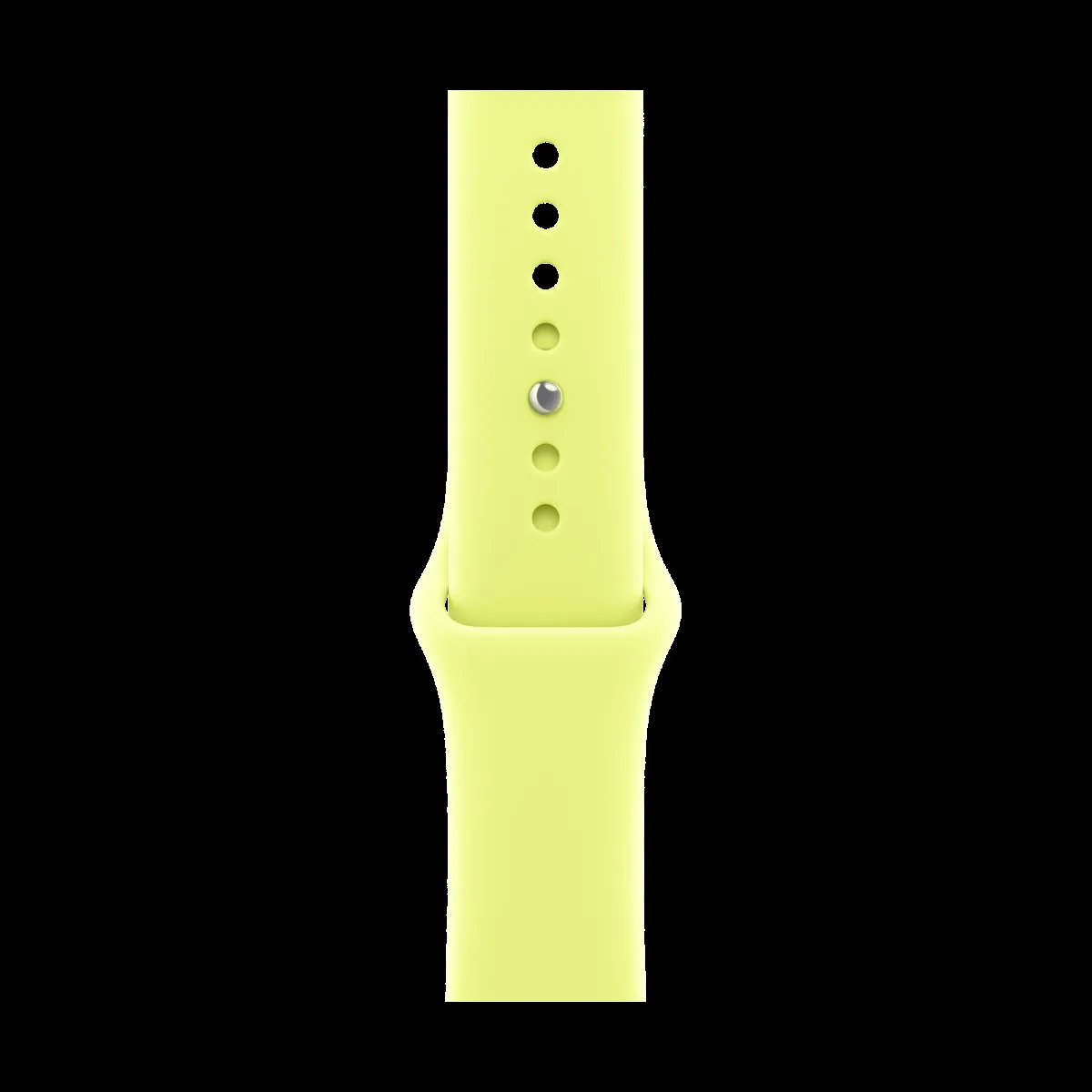 Apple Fluoroelastomer Sport Band for Apple Watch (38mm / 40mm / 41mm / 42mm, M/L) (Durable & Strong, Neon Yellow)