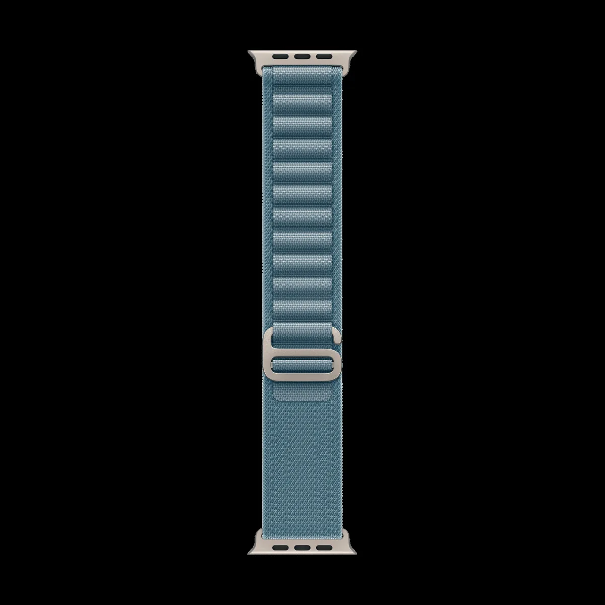 Apple Polyester, Spandex & Titanium Alpine Loop for Apple (44mm / 45mm / 46mm / 49mm, Small) (High-Strength Yarns, Light Blue)