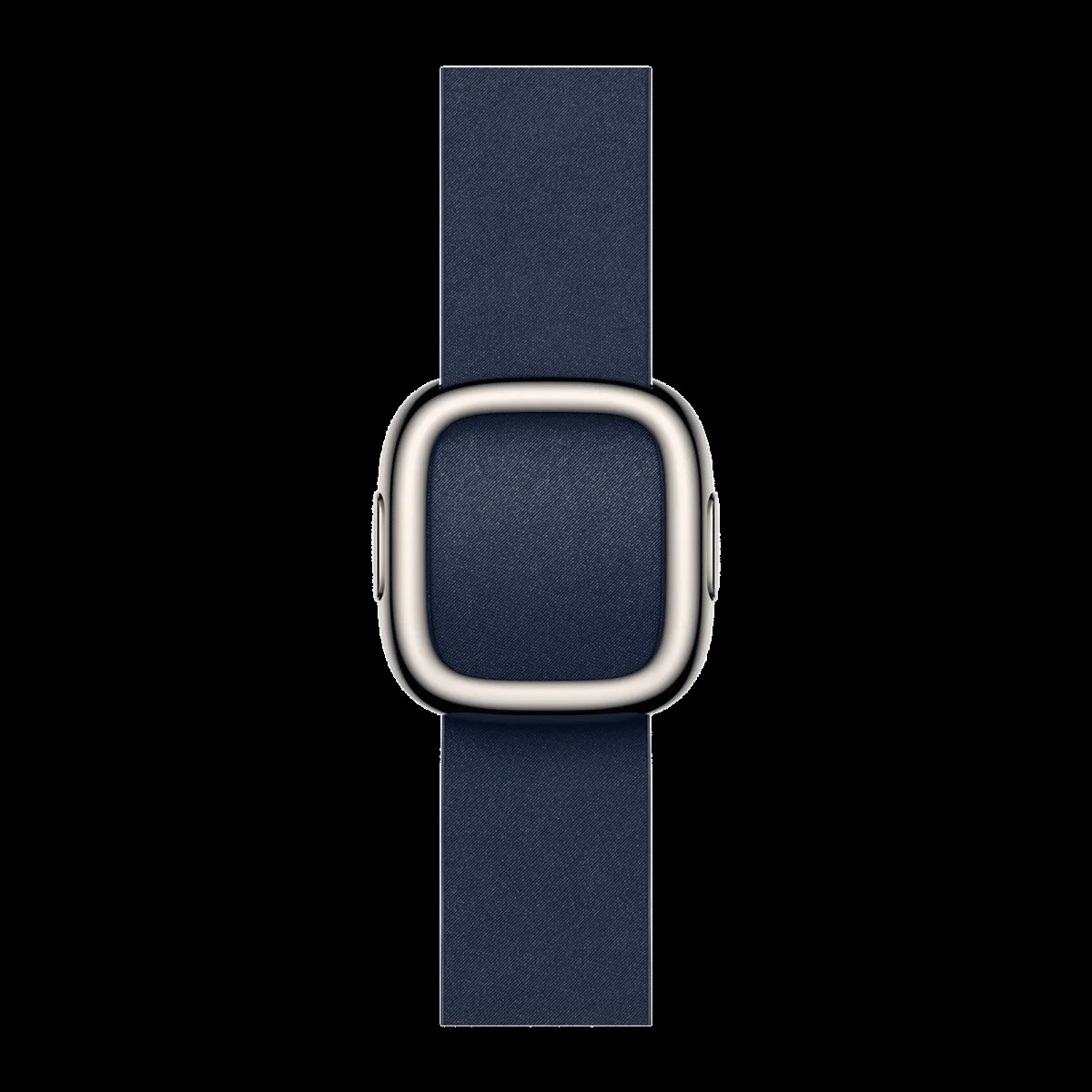 Apple Polyester Modern Buckle for Apple Watch (38mm / 40mm / 41mm / 42mm, Small) (Strength & Stretch Resistance, Deep Blue)