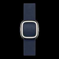 Apple Polyester Modern Buckle for Apple Watch (38mm / 40mm / 41mm / 42mm, Small) (Strength & Stretch Resistance, Deep Blue)