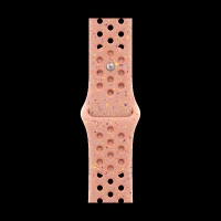 Apple Aluminium & Fluoroelastomer Nike Sport Band for Apple (44mm / 45mm / 46mm / 49mm, M/L) (Strong & Durable, Alpenglow Pink)