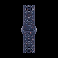 Apple Aluminium & Fluoroelastomer Nike Sport Band for Apple (38mm / 40mm / 41mm, M/L) (Strong & Durable, Blue Ribbon)
