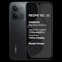 Redmi 15C 5G (6GB RAM, 128GB, Midnight Black)