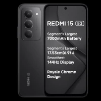 Redmi 15 5G (8GB RAM, 128GB, Midnight Black)