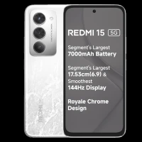 Redmi 15 5G (8GB RAM, 128GB, Frosted White)
