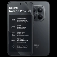 Redmi Note 15 Pro Plus 5G (12GB RAM, 256GB, Carbon Black)