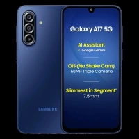 SAMSUNG Galaxy A17 5G (8GB RAM, 128GB, Blue)|With Travel Adapter