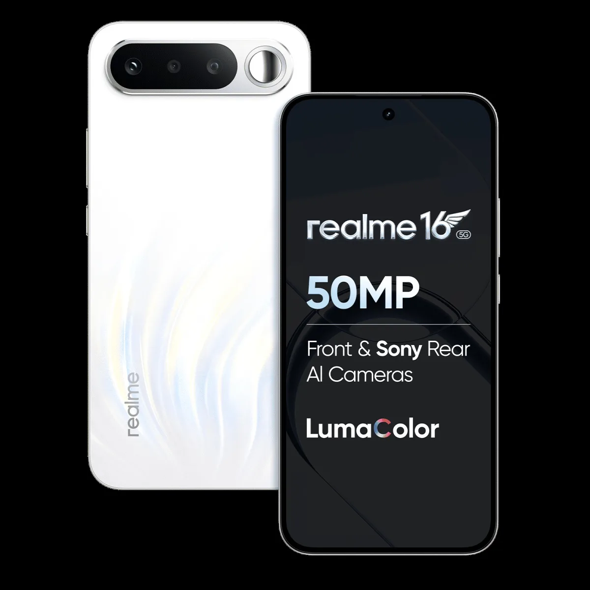 realme 16 5G (8GB RAM, 128GB, Air White)