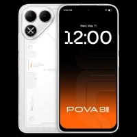 TECNO POVA 8 5G (6GB RAM, 128GB, 16 Bit White)
