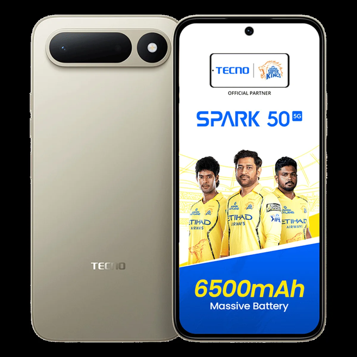 TECNO SPARK 50 5G (4GB RAM, 128GB, Champagne Gold)